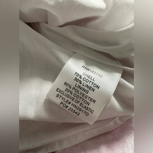 HYACINTH HOUSE. Pink and White Floral Ruffle Hem Camellia Dress XXL NWOT - Picture 8 of 8